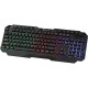 Клавиатура Xtrike ME KB-306 LED USB UA Black (KB-306UA)