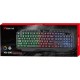 Клавиатура Xtrike ME KB-306 LED USB UA Black (KB-306UA)