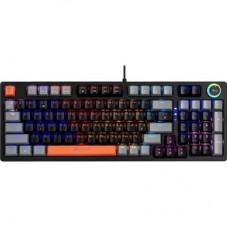 Клавіатура Xtrike ME GK-987 RGB Mechanical USB UA Black/Grey (GK-987GGRUA) - Фото