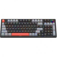Клавіатура Xtrike ME GK-987 RGB Mechanical USB UA Black/Grey (GK-987GGRUA) - Фото