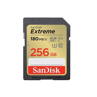 Карта памяти SanDisk 256GB SD class 10 UHS-I Extreme (SDSDXVV-256G-GNCIN)