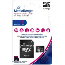 Картка пам'яті Mediarange 32GB microSD class 10 (MR959) - Фото
