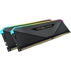 Модуль пам'яті для комп'ютера DDR4 32GB (2x16GB) 3600 MHz Vengeance RGB RT Black Corsair (CMN32GX4M2Z3600C18) Модуль пам'яті для комп'ютера DDR4 32GB (2x16GB) 3600 MHz Vengeance RGB RT Black Corsair (CMN32GX4M2Z3600C18) - Фото