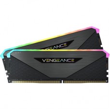 Модуль пам'яті для комп'ютера DDR4 32GB (2x16GB) 3600 MHz Vengeance RGB RT Black Corsair (CMN32GX4M2Z3600C18) Модуль пам'яті для комп'ютера DDR4 32GB (2x16GB) 3600 MHz Vengeance RGB RT Black Corsair (CMN32GX4M2Z3600C18) - Фото