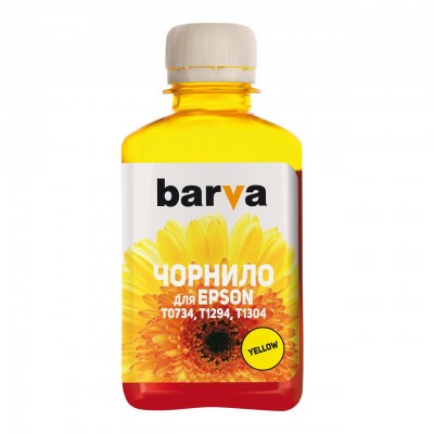 Чернила Barva Epson T1304/T1294/T1284/T1034/T0734 Yellow 180 г pigm. (E130-538)