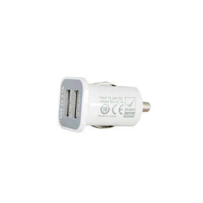 Зарядний пристрій PowerPlant 2*USB, 3.1 A (DV00DV5036)