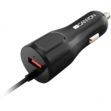 Зарядний пристрій Canyon 1xUSB car adapter (CNE-CCA033B) - Фото
