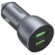 Зарядний пристрій Ugreen CD213 36 W 2xUSB QC 3.0 3 A Car Charger (Dark Blue) (10144)