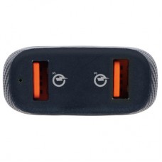 Зарядний пристрій Gembird 2 port 36W QC3.0 (TA-U2QC3-CAR-01) - Фото