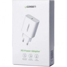 Зарядний пристрій Ugreen CD137 Type-C PD 20 W Charger (White) (60450) - Фото