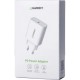 Зарядний пристрій Ugreen CD137 Type-C PD 20 W Charger (White) (60450)