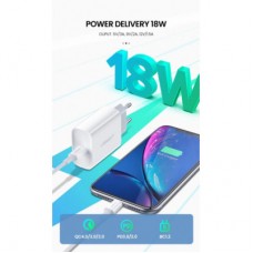 Зарядний пристрій Ugreen CD137 Type-C PD 20 W Charger (White) (60450) - Фото