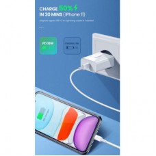 Зарядний пристрій Ugreen CD137 Type-C PD 20 W Charger (White) (60450) - Фото