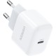 Зарядний пристрій Ugreen CD241 Mini PD 20 W Fast Charger (White) (10220)