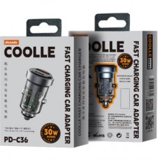 Зарядний пристрій Proda Azeada Coolle PD-C36 30 W black (PD-C36-BK) - Фото