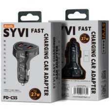 Зарядний пристрій Proda AZEADA SYVI PD-C35 27 W black (PD-C35-BK) - Фото