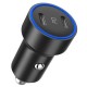 Зарядний пристрій Choetech car 2xUSB-C 40 W PD black (С0054-BK)