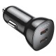 Зарядний пристрій Choetech car 2xUSB-C 40 W PD black (TC0008-BK)