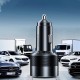 Зарядний пристрій Choetech car 2xUSB-C+USB-A 130W QC 3.0/PD/PPS black (TC0011-BK)