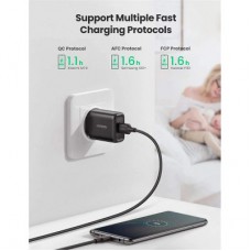 Зарядний пристрій Ugreen CD122 18 W USB QC 3.0 Charger (Black) (70273) - Фото