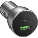 Зарядний пристрій Ugreen QC 3.0+QC 3.0 Dual USB-A 36 W Fast Car Charger Space Grey (CD213) (60980)