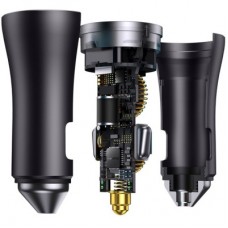 Зарядний пристрій Baseus Golden Contactor Pro Type-С/Type-C Dark Grey (CGJP000013) - Фото