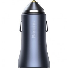 Зарядний пристрій Baseus Golden Contactor Pro USB-A/Type-C Blue (CCJD-0G) - Фото