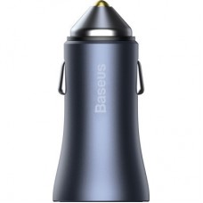 Зарядний пристрій Baseus Golden Contactor Pro USB-A/Type-C Blue (CCJD-0G) - Фото