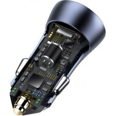 Зарядний пристрій Baseus Golden Contactor Pro USB-A/Type-C Blue (CCJD-0G) - Фото