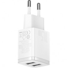 Зарядний пристрій Baseus Compact Charger 2U White (CCXJ010202) - Фото