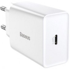 Зарядний пристрій Baseus Speed Mini Quick Charger White (CCFS-SN02)
