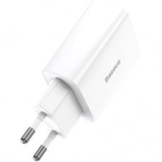 Зарядний пристрій Baseus Speed Mini Quick Charger White (CCFS-SN02) - Фото