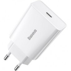 Зарядний пристрій Baseus Speed Mini Quick Charger White (CCFS-SN02) - Фото