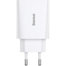 Зарядний пристрій Baseus Speed Mini Quick Charger White (CCFS-SN02) - Фото