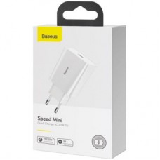 Зарядний пристрій Baseus Speed Mini Quick Charger White (CCFS-SN02) - Фото