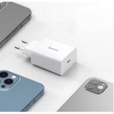Зарядний пристрій Baseus Speed Mini Quick Charger White (CCFS-SN02) - Фото