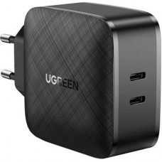 Зарядний пристрій Ugreen CD216 66 W 2xType-C PD Charger (Black) (70867) - Фото