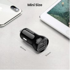 Зарядний пристрій Ugreen ED018 24 W 2xUSB Car Charger (Black) (50875) - Фото