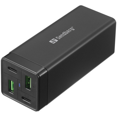Зарядний пристрій Sandberg 4in1 2xUSB-C 2xUSB PD 65 W QC 3.0 20 W (441-45)