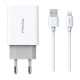 Зарядное устройство Proda PD-A28i 2хUSB 2.4A + USB Ligthtning 1.0m (PD-A28i-WH)