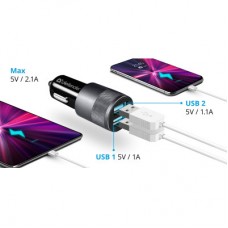 Зарядний пристрій Defender 2xUSB 12 W (2xUSB-A) 2.1 A UCA-21 (83821) - Фото