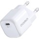 Зарядний пристрій Choetech 1xUSB-C 30 W PD QC 3.0 PD5007 white (PD5007-EU-WH)