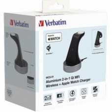 Зарядний пристрій Verbatim 2in1 Apple Watch and iPhone Charging Stand (49555) - Фото