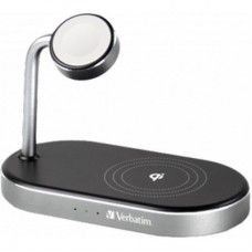 Зарядное устройство Verbatim 3in1 Apple Watch and iPhone Charging Stand (49556)
