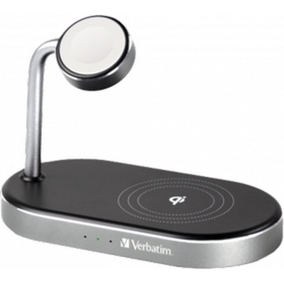 Зарядний пристрій Verbatim 3in1 Apple Watch and iPhone Charging Stand (49556)