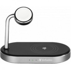 Зарядний пристрій Verbatim 3in1 Apple Watch and iPhone Charging Stand (49556) - Фото