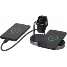 Зарядний пристрій Verbatim 3in1 Apple Watch and iPhone Charging Stand (49556) - Фото
