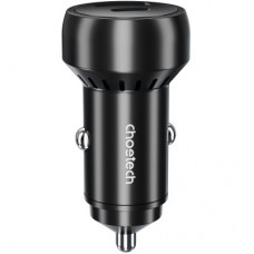 Зарядний пристрій Choetech USB-C+USB-A 60 W QC 3.0/PD/PPS black (TC0014-BK) - Фото