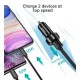 Зарядний пристрій Choetech USB-C+USB-A 60 W QC 3.0/PD/PPS black (TC0014-BK)