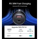 Зарядний пристрій Choetech USB-C+USB-A 60 W QC 3.0/PD/PPS black (TC0014-BK)